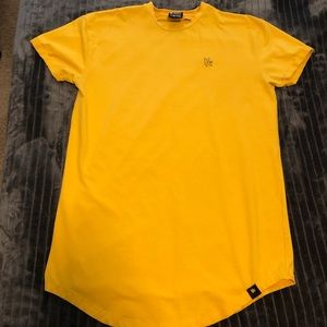 Young la Elongated rolled cuff shirt